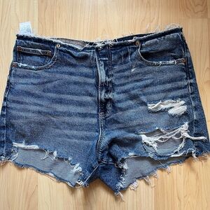 Distressed Denim Women Shorts